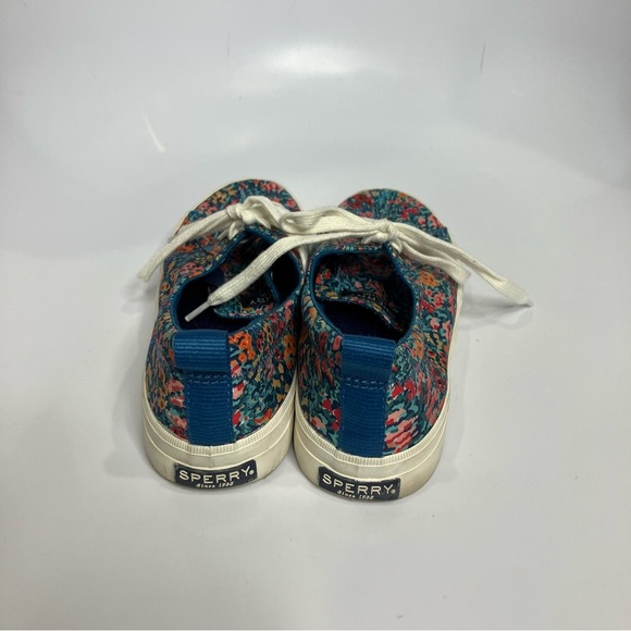 Sperry Crest vibe Liberty print sneakers women’s size 7 multicolor casual preppy - Picture 4 of 9